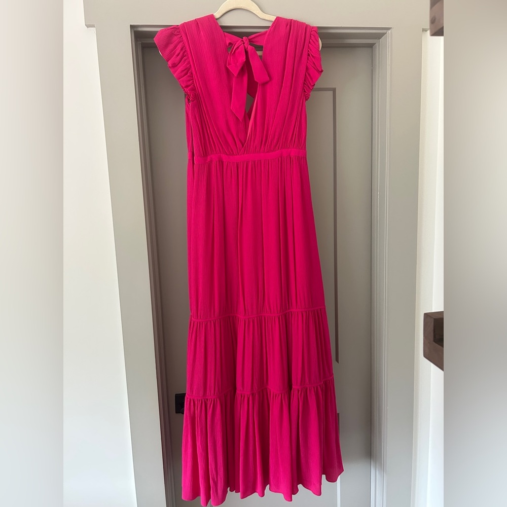 Marie Oliver Vibrant Pink Maxi Dress